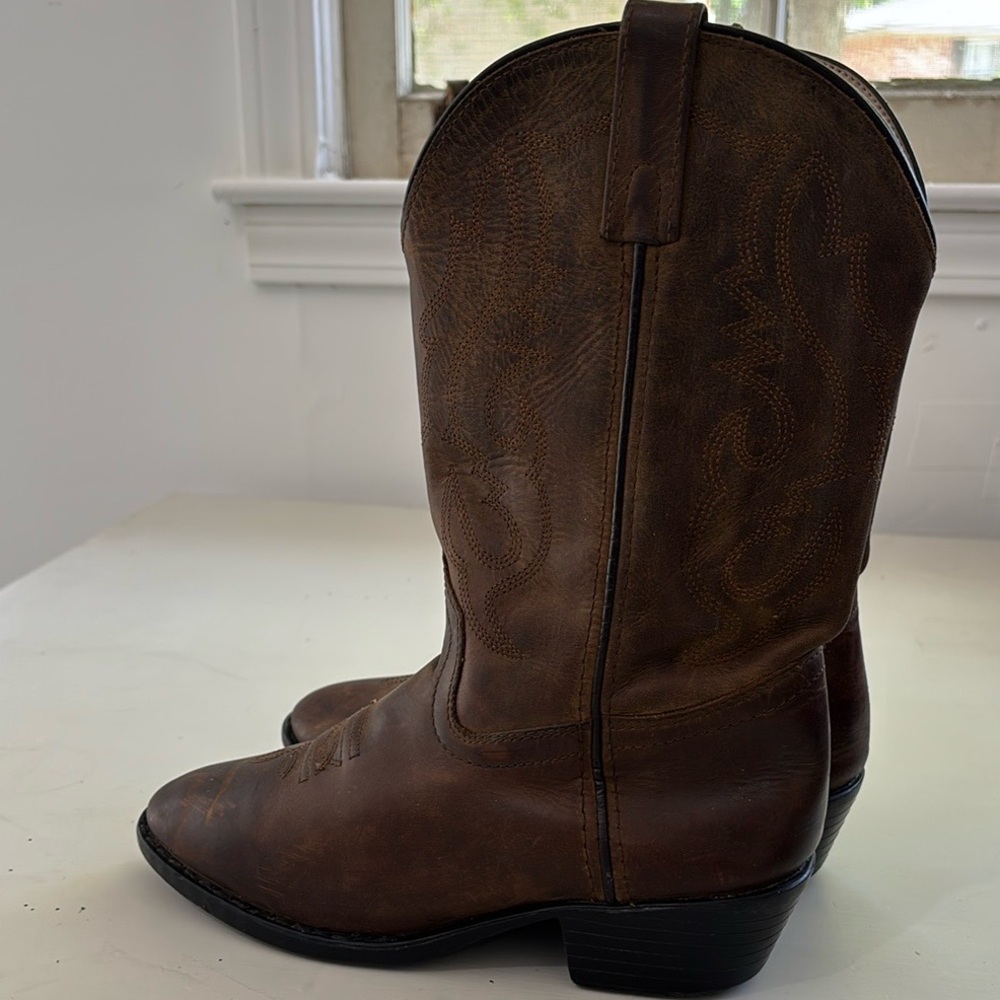 Cody James Brown Leather Cowgirl‎ Western Boots Size 4